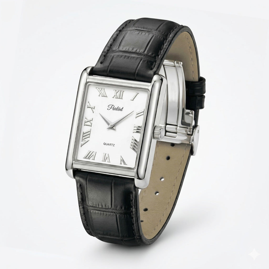 Parlent Regent - Men's Watch 29 x 36mm, Japan Quartz Movement, Waterproof 3ATM (30M), Stainless Steel