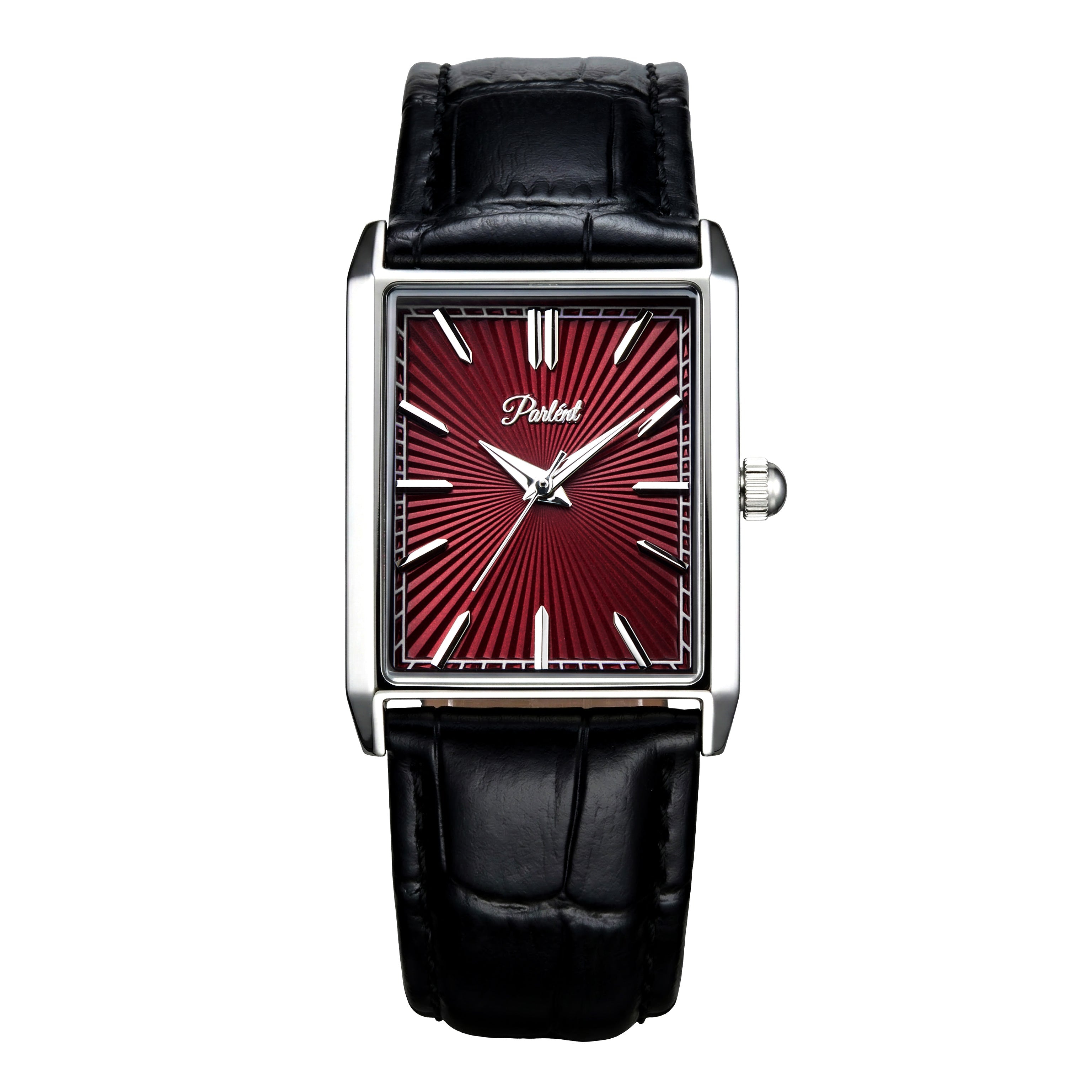 Parlent Prism - Men's Watch 25 x 34mm, Japan Quartz Movement, Waterproof 3ATM (30M), Stainless Steel