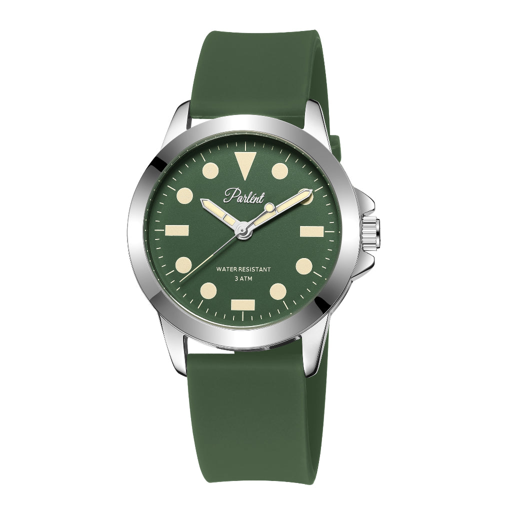 Parlent Neo - Men's Watch 40mm, Japan Quartz Movement, Waterproof 3ATM (30M), Stainless Steel