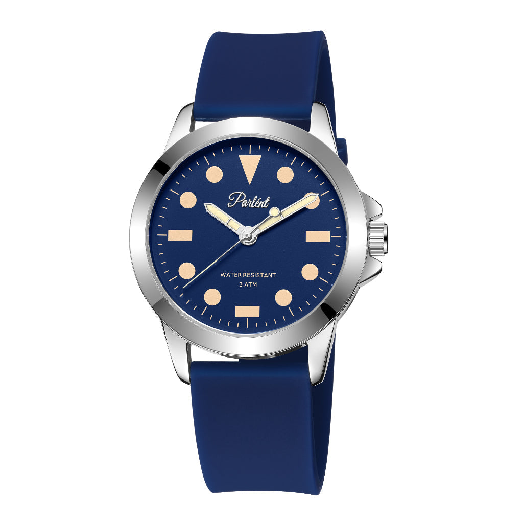 Parlent Neo - Men's Watch 40mm, Japan Quartz Movement, Waterproof 3ATM (30M), Stainless Steel