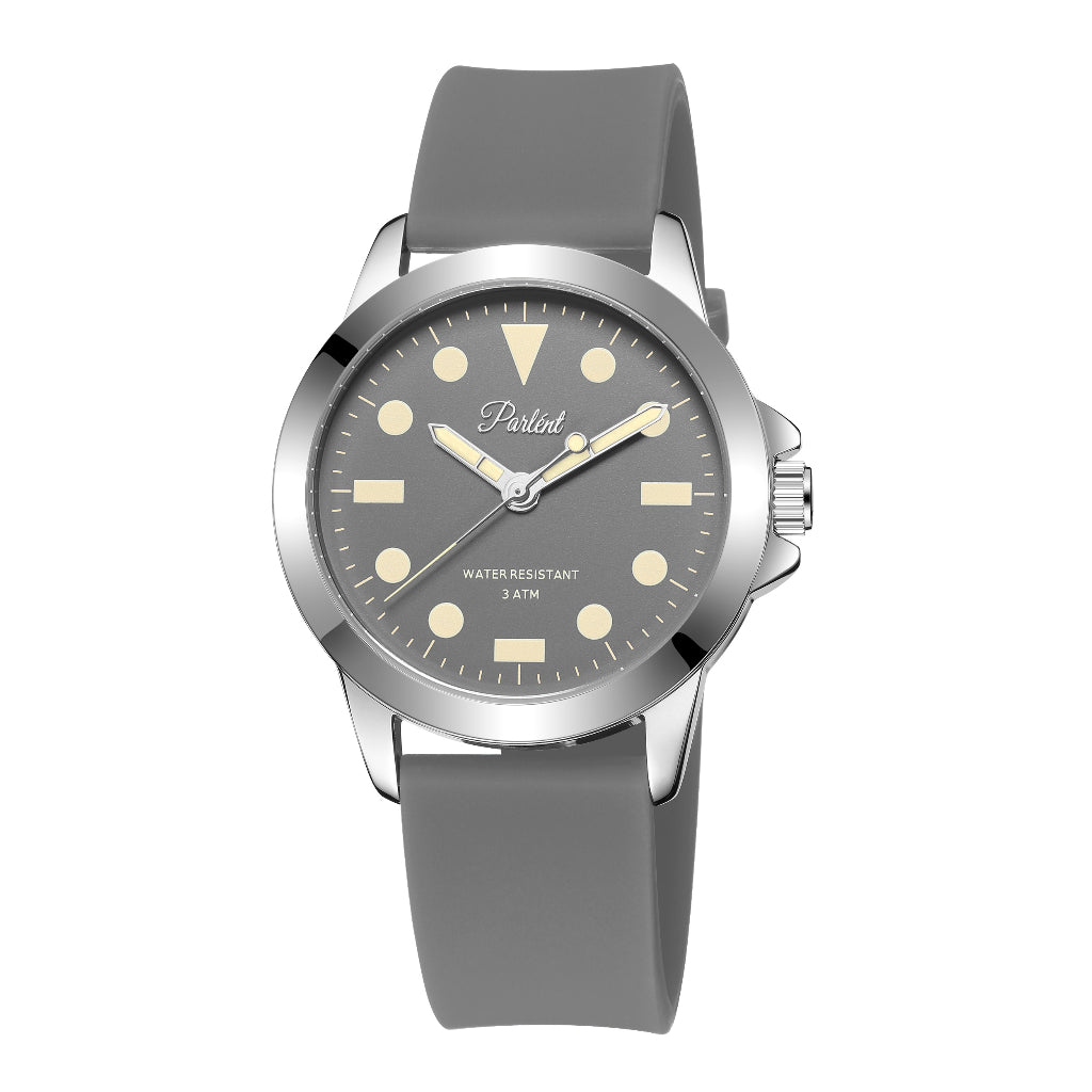 Parlent Neo - Men's Watch 40mm, Japan Quartz Movement, Waterproof 3ATM (30M), Stainless Steel