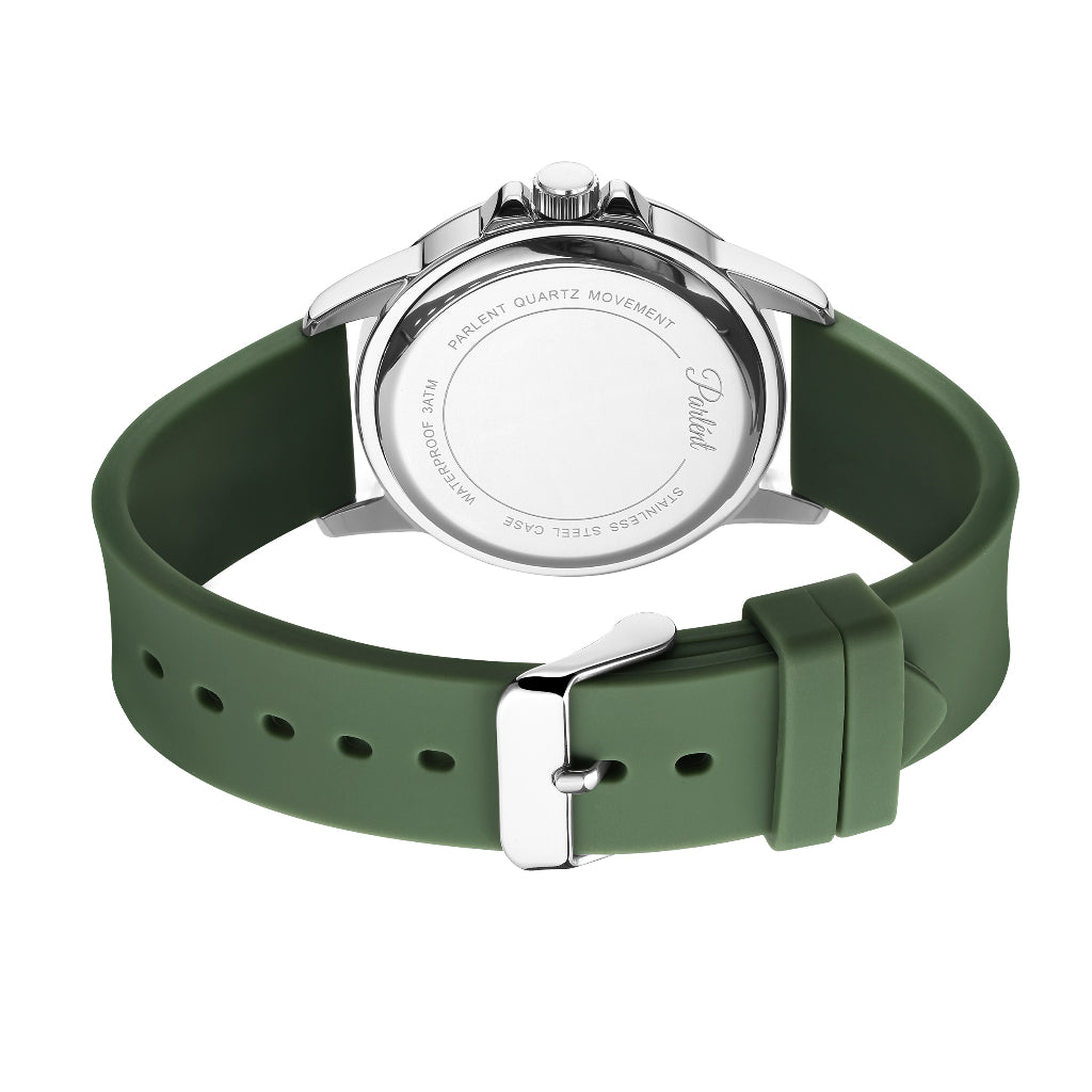 Parlent Neo - Men's Watch 40mm, Japan Quartz Movement, Waterproof 3ATM (30M), Stainless Steel