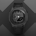 Parlent Gallant Hybrid Steel - Men's Watch 42mm, Japan Quartz Movement, Waterproof 5ATM (50M), Stainless Steel