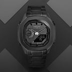 Parlent Gallant Hybrid Steel - Men's Watch 42mm, Japan Quartz Movement, Waterproof 5ATM (50M), Stainless Steel