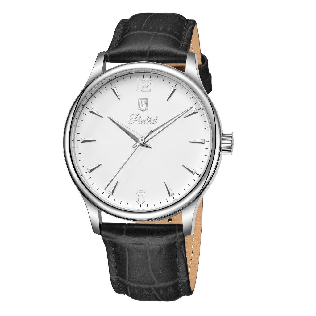 Parlent 45.15 - Men's Watches 42mm, Miyota Japan Quartz Movement, Waterproof 5ATM (50M), Stainless Steel