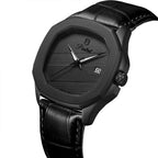 Parlent Gallant Graphite - Men's Watch 42mm, Miyota Japan Quartz Movement, Waterproof 5ATM (50M), Stainless Steel