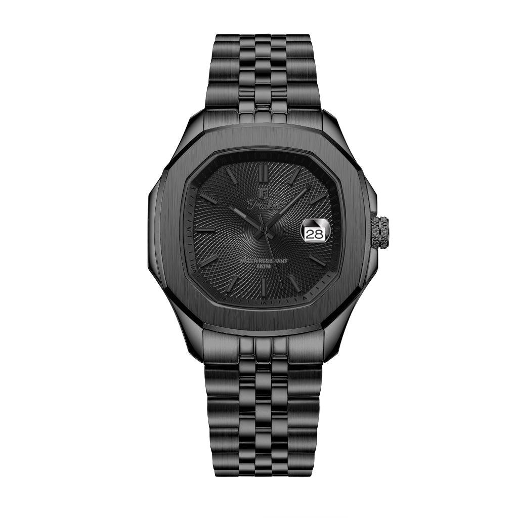 Parlent Gallant Terra - Men's Watch 42mm, Japan Quartz Movement, Waterproof 5ATM (50M), Stainless Steel