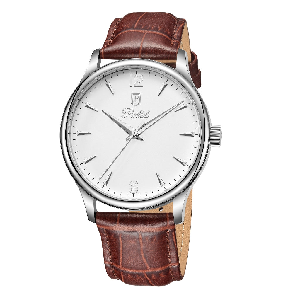 Parlent 45.15 - Men's Watches 42mm, Miyota Japan Quartz Movement, Waterproof 5ATM (50M), Stainless Steel