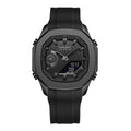 Parlent Gallant Hybrid Rubber - Men's Watches 42mm, Miyota Japan Quartz Movement, Waterproof 5ATM (50M), Stainless Steel