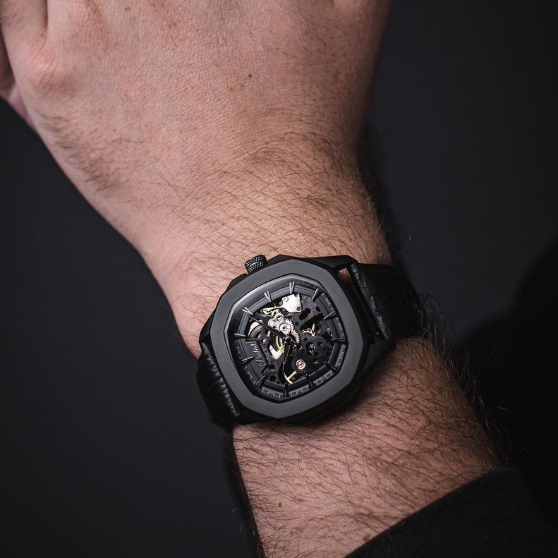 Parlent Gallant Phantom - Men's watch 42mm, Automatic Movement, Waterproof 5ATM (50M), Stainless Steel