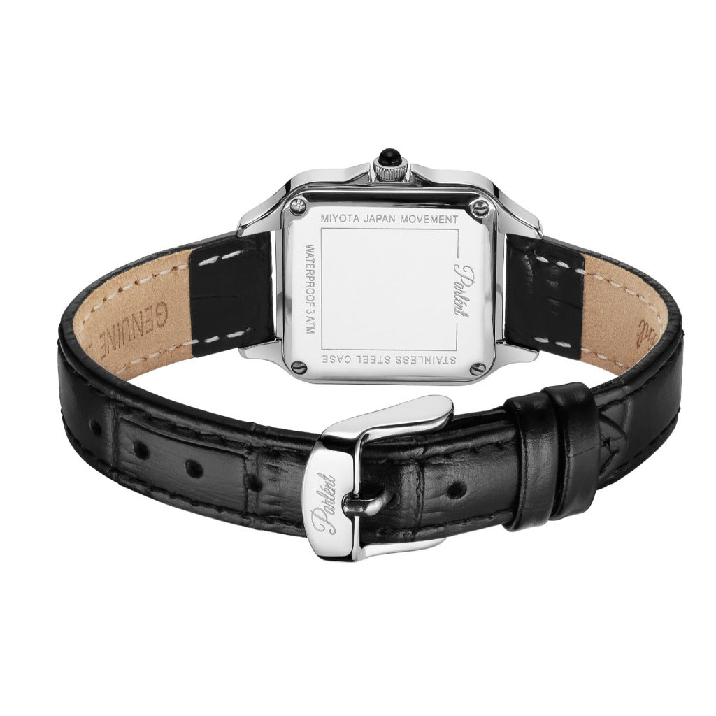 Parlent Quadra - Men's Watch 36mm & 26mm, Japan Quartz Movement, Waterproof 3ATM (30M), Stainless Steel