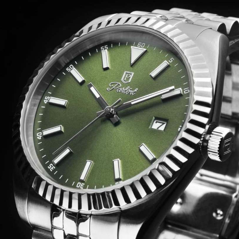 Parlent Imperial - Men's Watches 40mm, Japan Quartz Movement, Waterproof 5ATM (50M), Stainless Steel