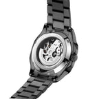 Parlent Gallant Vortex Edge Steel - Men's Watch 42mm, Automatic Movement, Waterproof 5ATM (50M), Stainless Steel