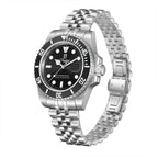 Parlent Crown Basic - Men's Watch 42mm, Miyota Japan Quartz Movement, Waterproof 5ATM (50M), Stainless Steel