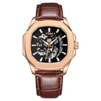 Parlent Gallant Vortex Edge - Men's Watch 42mm, Automatic Movement, Waterproof 5ATM (50M), Stainless Steel