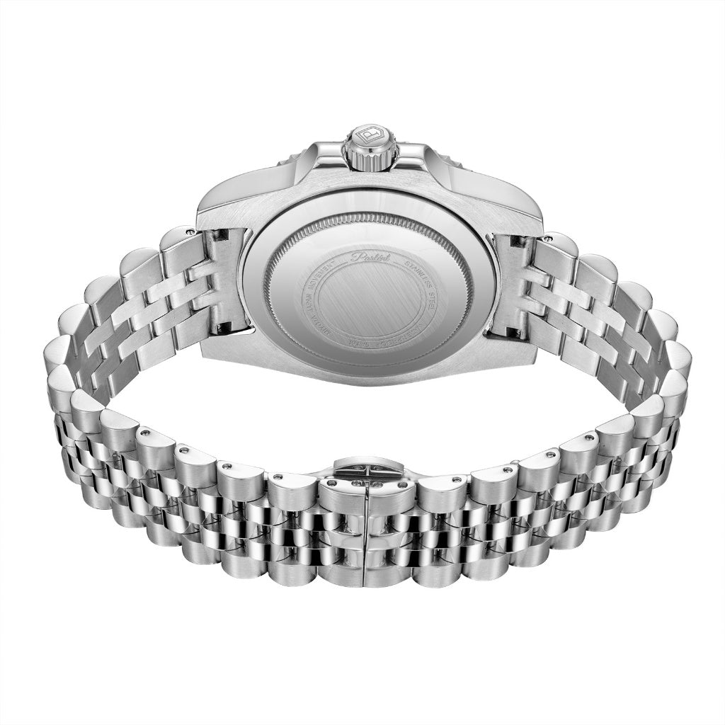 Parlent Crown Basic - Men's Watch 42mm, Miyota Japan Quartz Movement, Waterproof 5ATM (50M), Stainless Steel