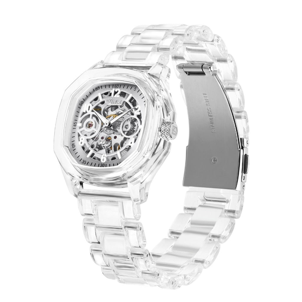 Parlent Gallant Lite Glacier Femme - Woman's Watch 36mm, Automatic Movement, Waterproof 3ATM (30M), Polycarbonate