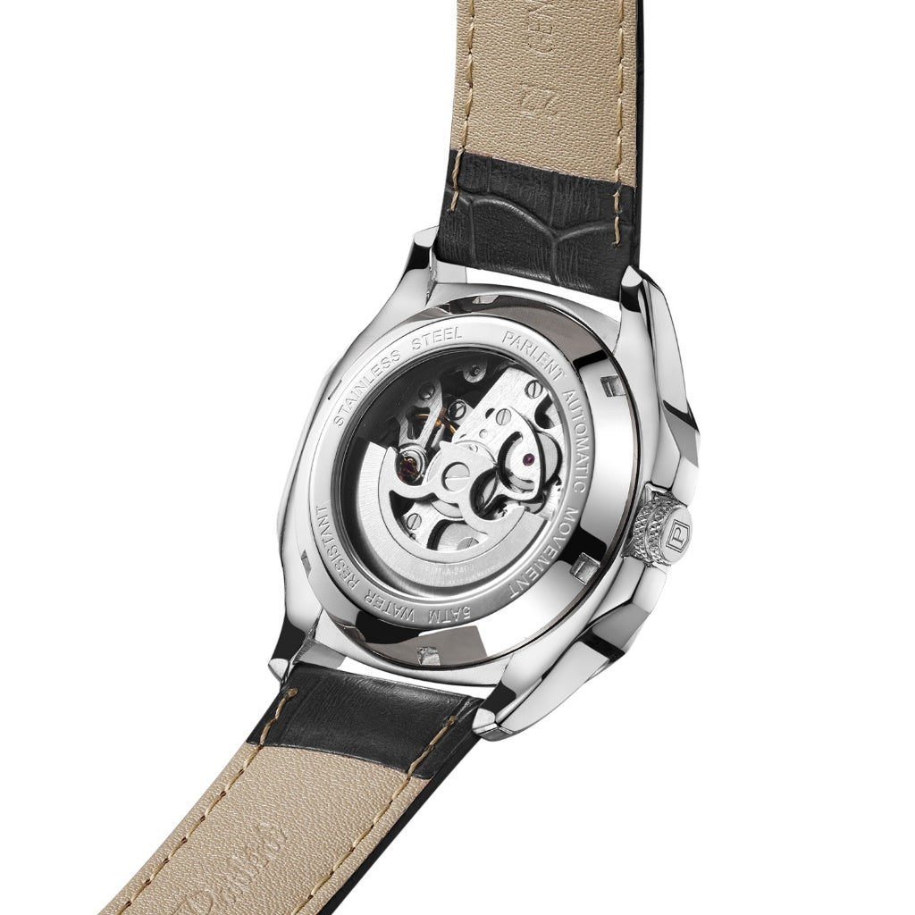 Parlent Gallant Vortex Edge - Men's Watch 42mm, Automatic Movement, Waterproof 5ATM (50M), Stainless Steel