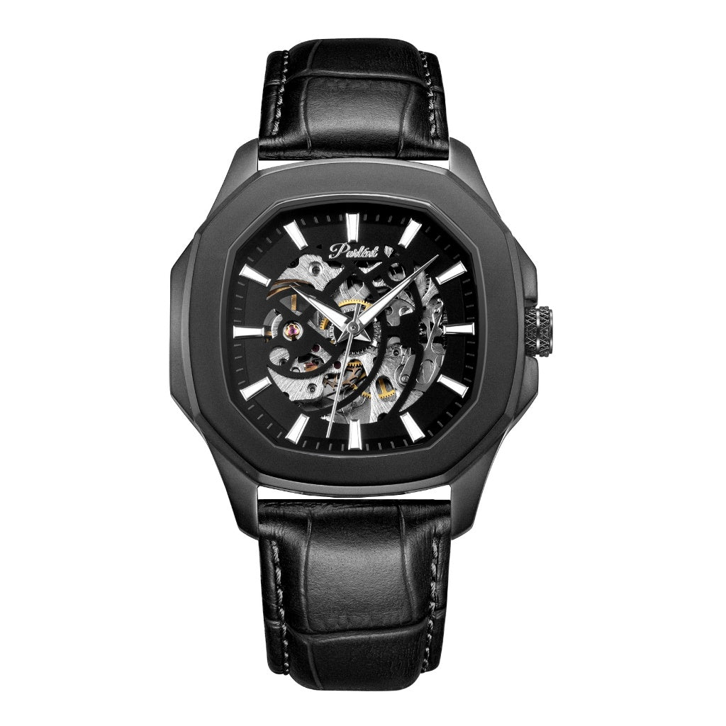 Parlent Gallant Vortex Edge - Men's Watch 42mm, Automatic Movement, Waterproof 5ATM (50M), Stainless Steel