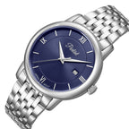 Parlent Lumos - Men's Watch 40mm, Japan Quartz Movement, Waterproof 3ATM (30M), Stainless Steel