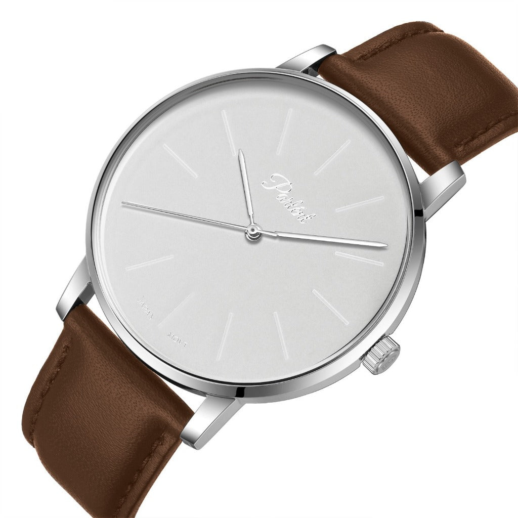 Parlent Uno - Men's Watch 40mm, Japan Quartz Movement, Waterproof 3ATM (30M), Stainless Steel