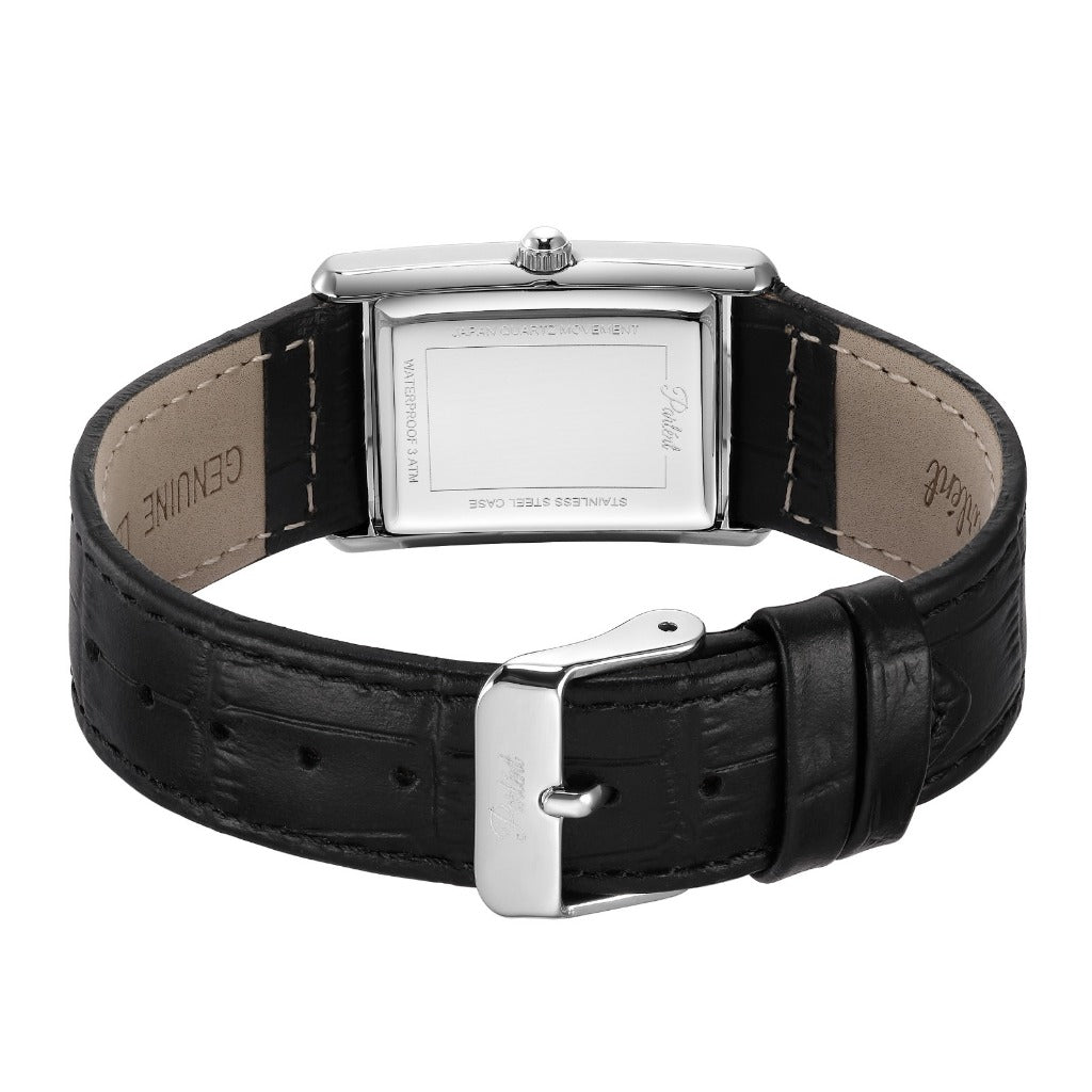 Parlent Blanco - Men's Watch 24 & 22mm, Japan Quartz Movement, Waterproof 3ATM (30M), Stainless Steel