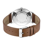 Parlent Rome - Men's Watch 40mm, Japan Quartz Movement, Waterproof 3ATM (30M), Stainless Steel