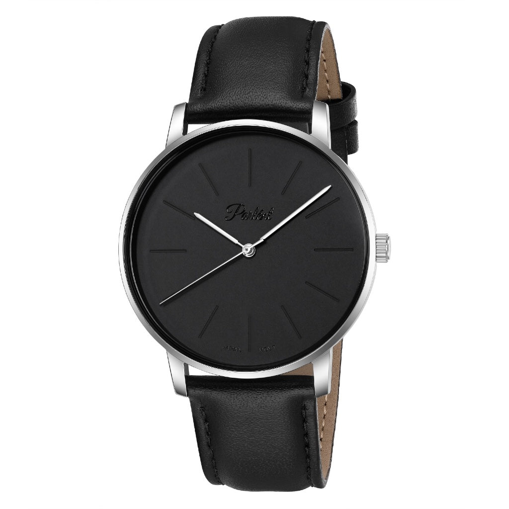 Parlent Uno - Men's Watch 40mm, Japan Quartz Movement, Waterproof 3ATM (30M), Stainless Steel