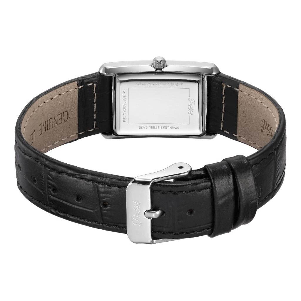 Parlent Blanco - Men's Watch 24 & 22mm, Japan Quartz Movement, Waterproof 3ATM (30M), Stainless Steel