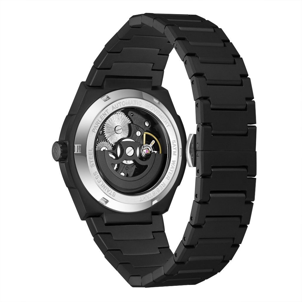 Parlent Stellar Automatic - Men's Watch 42mm, Automatic Movement, Waterproof 5ATM (50M), Stainless Steel