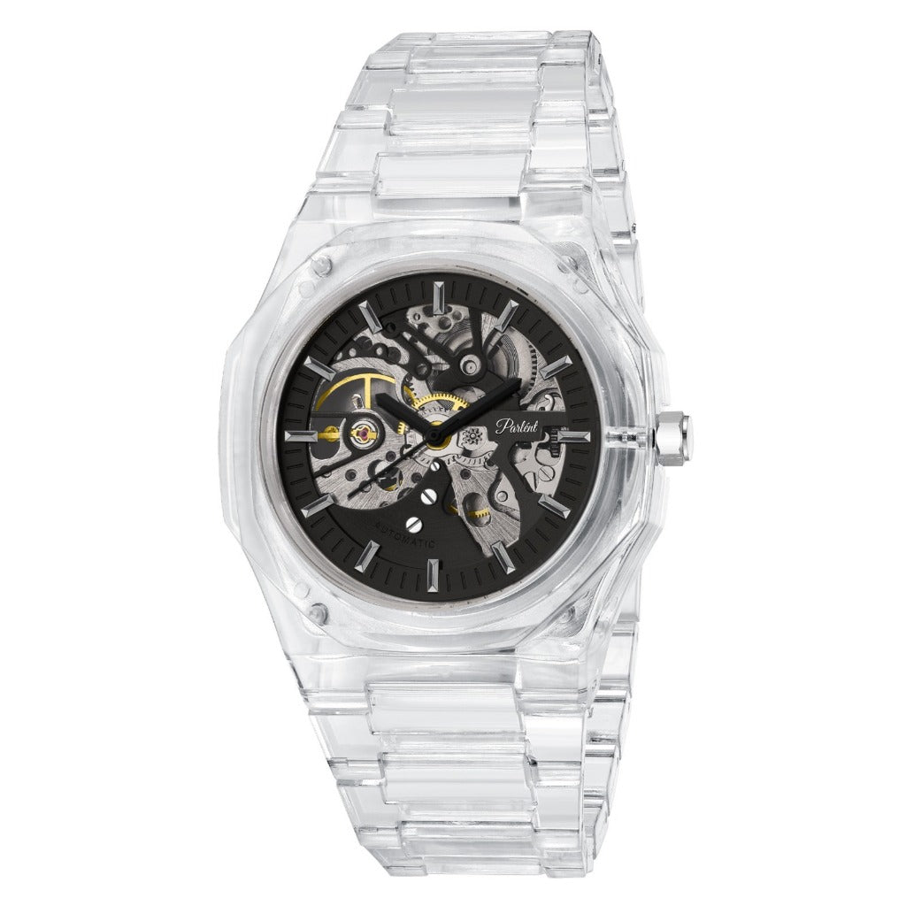 Parlent Palladium Lite Glacier - Men's Watch 40mm, Automatic Movement, Waterproof 3ATM (30M), Polycarbonate