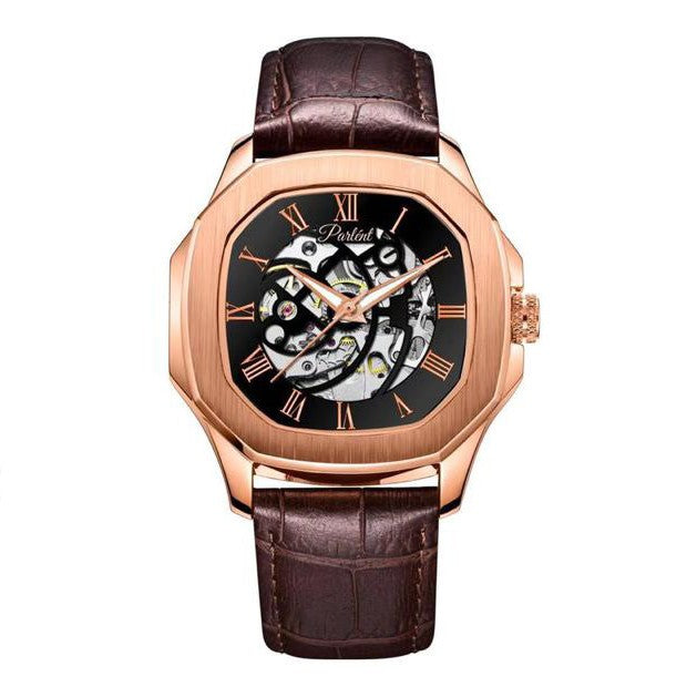 Parlent Gallant Vortex - Men's Watch 42mm, Automatic Movement, Waterproof 5ATM (50M), Stainless Steel