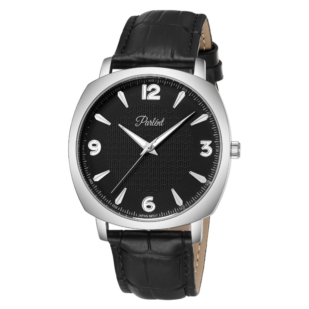Parlent Rex - Men's Watch 40mm, Japan Quartz Movement, Waterproof 3ATM (30M), Stainless Steel