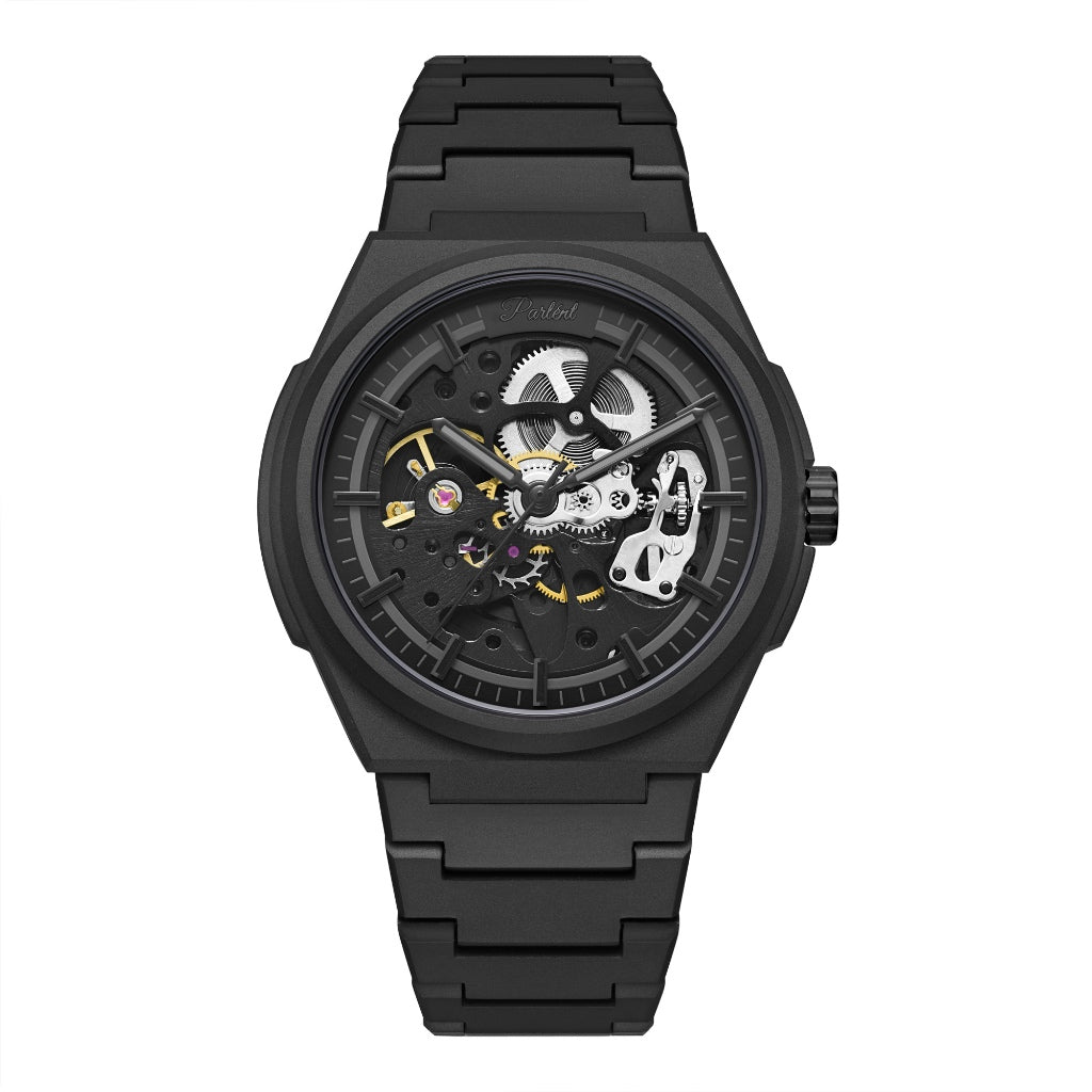 Parlent Stellar Automatic - Men's Watch 42mm, Automatic Movement, Waterproof 5ATM (50M), Stainless Steel