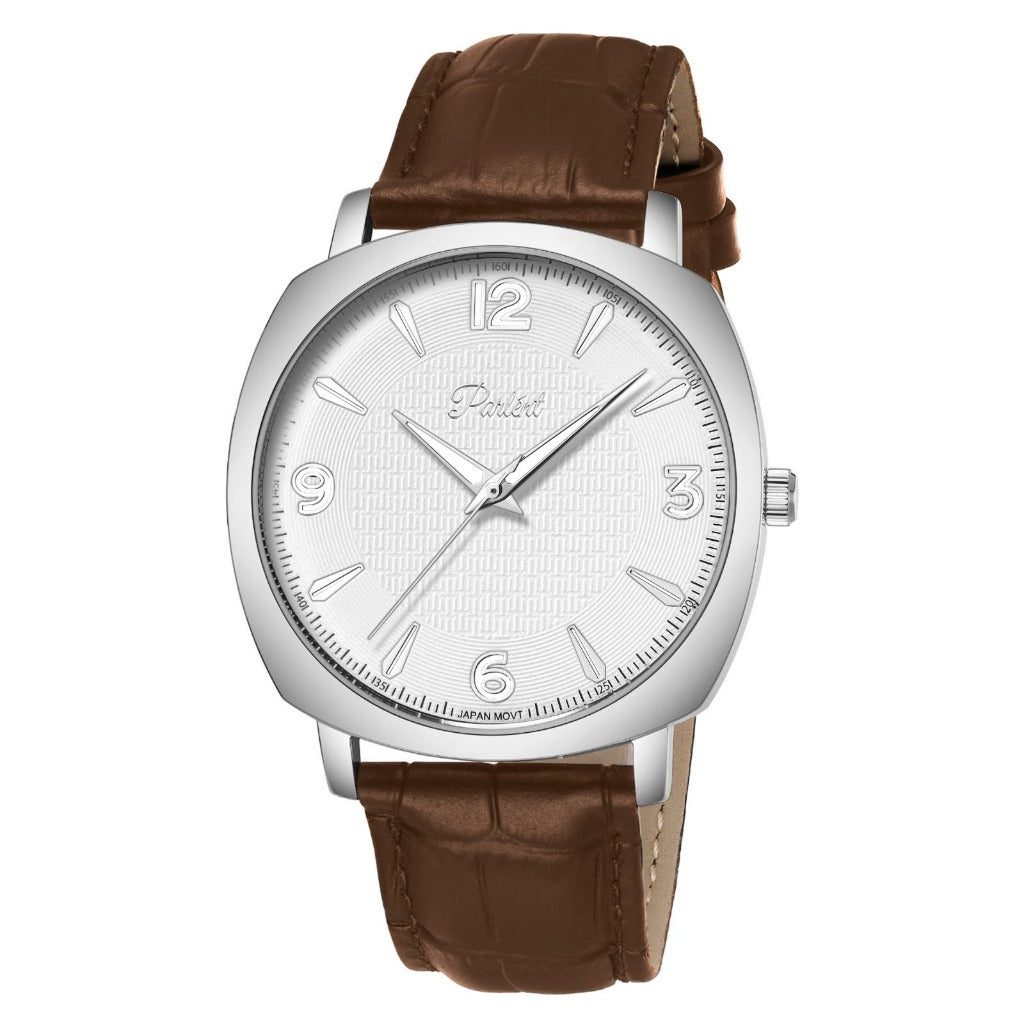 Parlent Rex - Men's Watch 40mm, Japan Quartz Movement, Waterproof 3ATM (30M), Stainless Steel