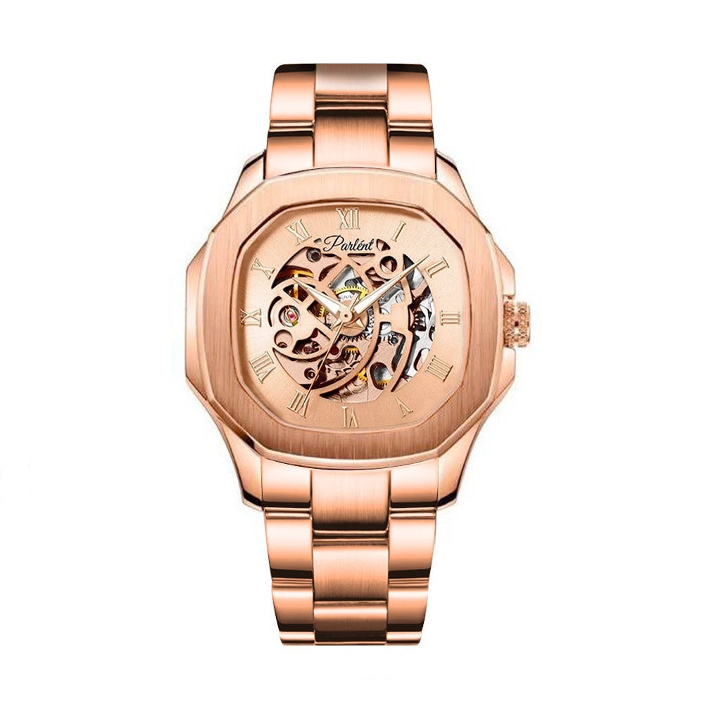 Parlent Gallant Femme Steel - Woman's Watches 36mm, Automatic Movement, Waterproof 5ATM (50M), Stainless Steel