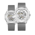 Parlent Couple Gallant Lite & Gallant Lite Femme - Couple Watch 42mm & 36mm, Automatic Movement, Waterproof 3ATM (30M), Polycarbonate