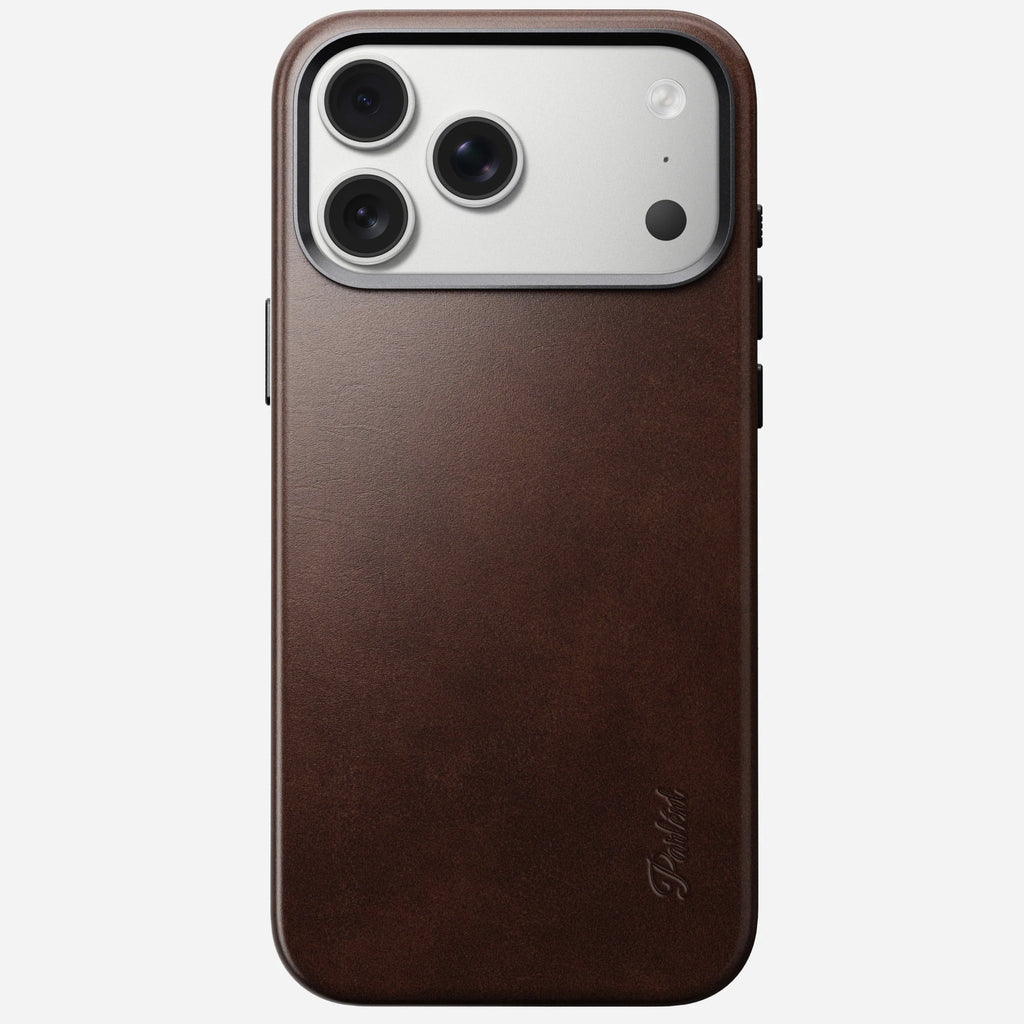 Parlent iPhone Case – Full Grain Leather Patina, MagSafe, Camera Control button