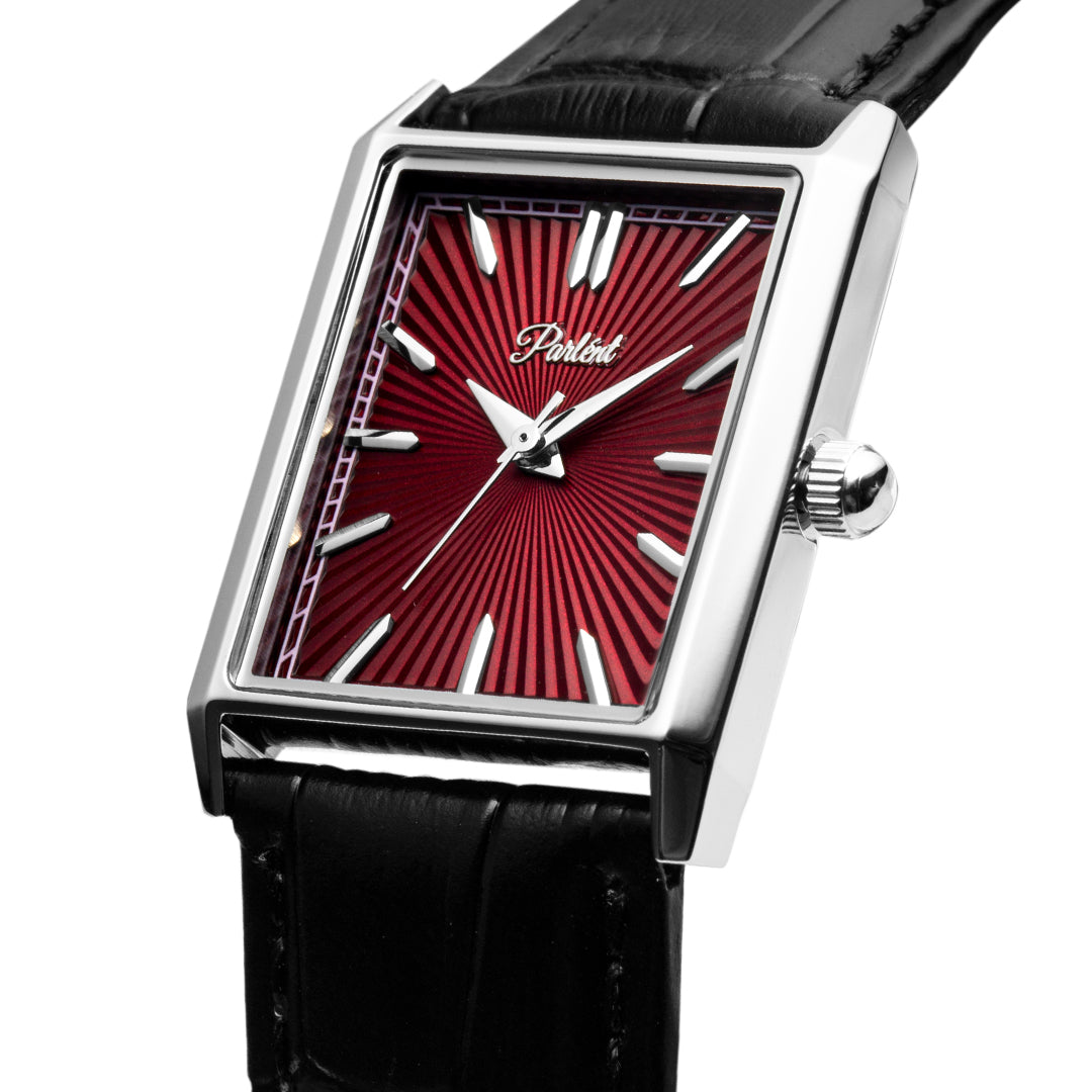 Parlent Prism - Men's Watch 25 x 34mm, Japan Quartz Movement, Waterproof 3ATM (30M), Stainless Steel