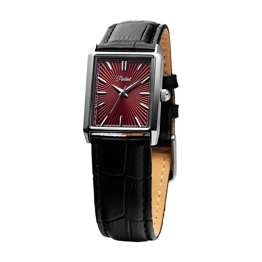 Parlent Prism - Men's Watch 25 x 34mm, Japan Quartz Movement, Waterproof 3ATM (30M), Stainless Steel
