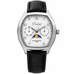Parlent Valor - Men's Watches 36mm × 42.5mm, Miyota Japan 6P20 Quartz Movement, Waterproof 5ATM (50M), Stainless Steel