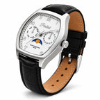 Parlent Valor - Men's Watches 36mm × 42.5mm, Miyota Japan 6P20 Quartz Movement, Waterproof 5ATM (50M), Stainless Steel