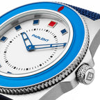Parlent Ocean Prime - Jam Tangan Pria 40mm x 48mm, Swiss Ronda 762 Quartz Movement, Waterproof 5ATM (50M), Stainless Steel