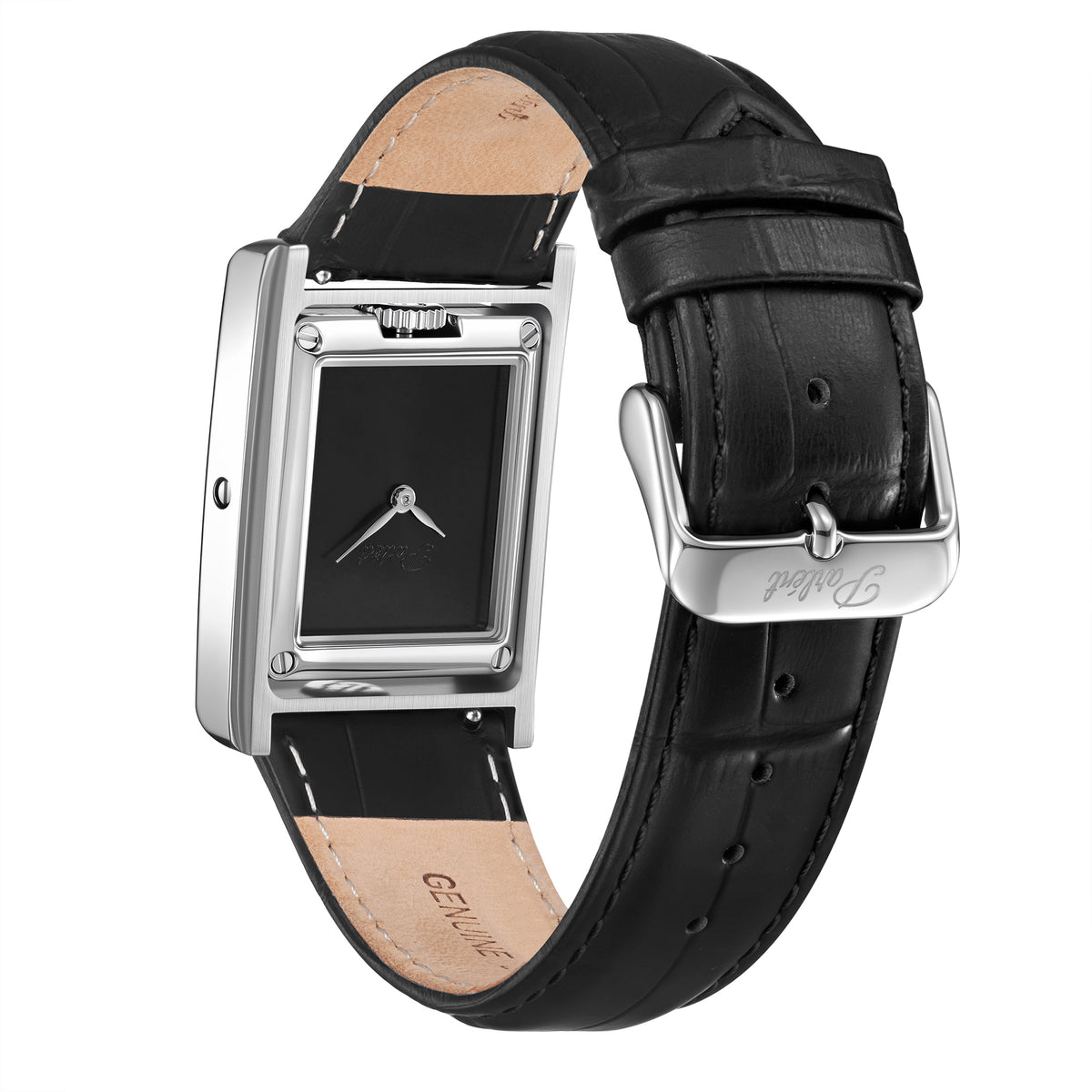 Parlent Inverso - Men's Watches 27mm x 39mm, Miyota Japan Quartz Movement, Waterproof 5ATM (50M), Stainless Steel